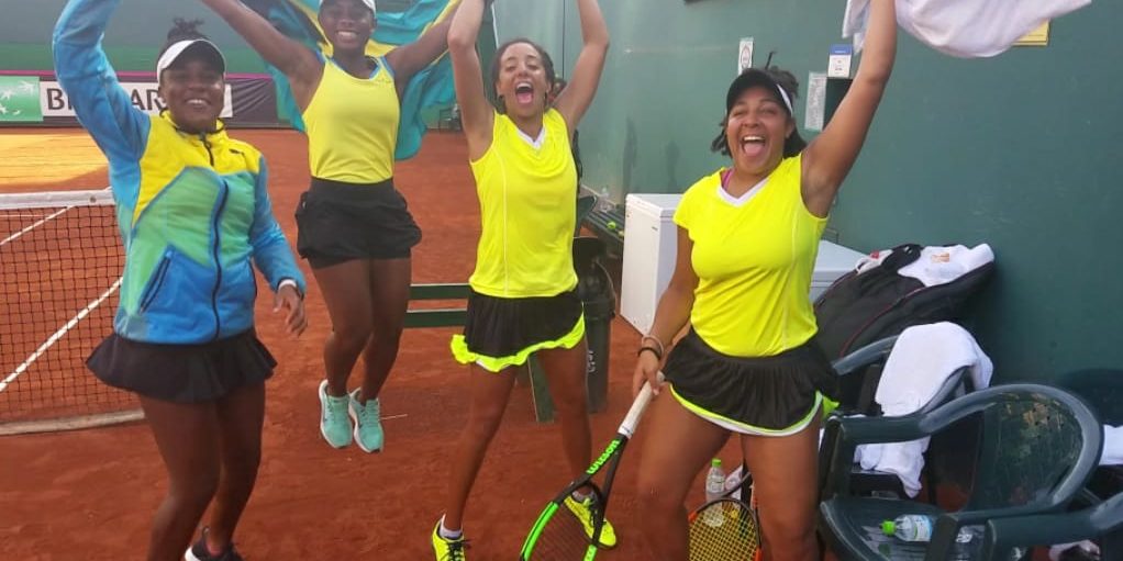 2019 Fed Cup Team Celebrates