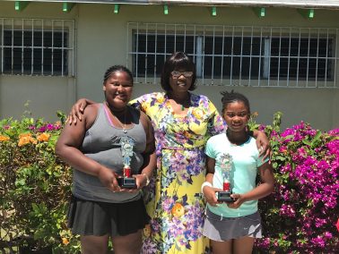 Rachel Thompson & Sarai Clarke 14 U Doubles Winners