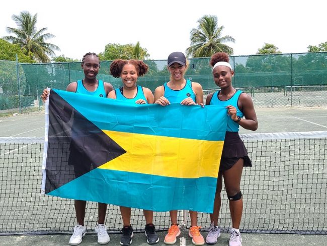 Blta sends off the quartet to Billy Jean King Cup Billie Jean King Team #Bahamas